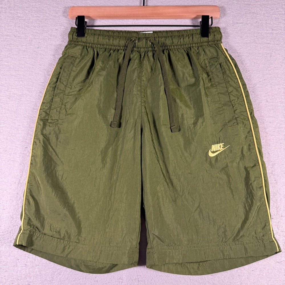 Nike Mens Heritage Essentials Windrunner Shorts Green DD5228-326 Small